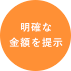 明確な金額を提示